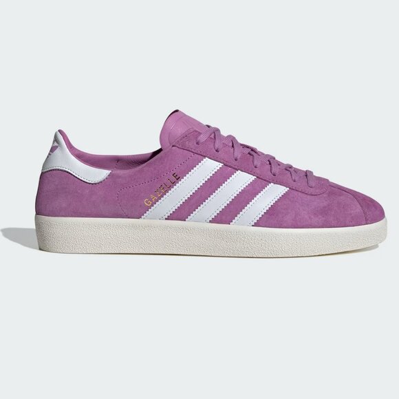 Adidas GAZELLE DECON SHOES Purple / Cloud White / Gold Metallic - Mens 10.5 NEW! - Picture 1 of 9